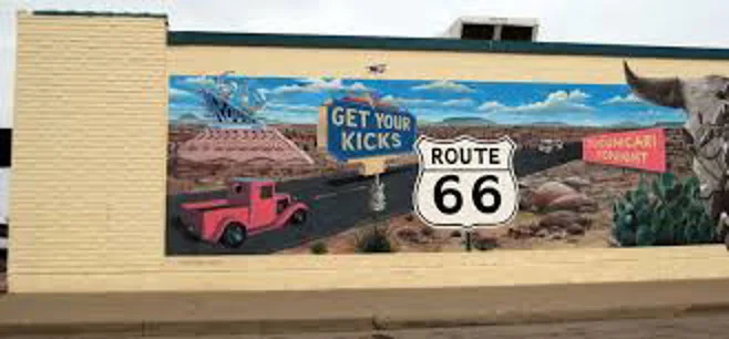 route 66 mural route 66 mural